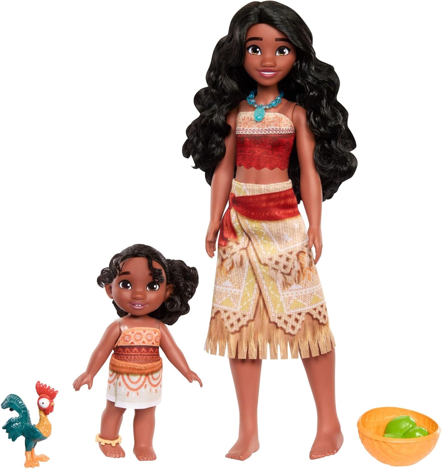 DISNEY Bábika Vaiana a jej malá sestrička, JBT66 Dvojbalenie