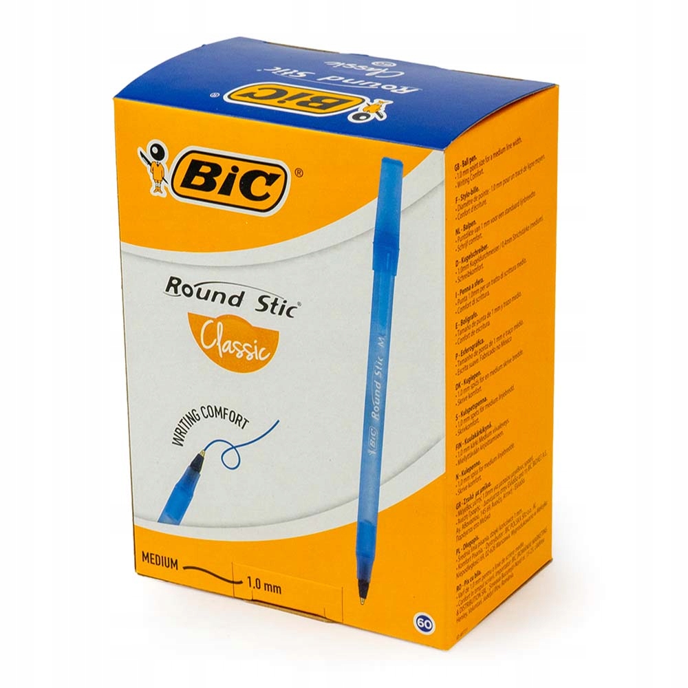 PERO BIC 1,0 mm okrúhle 60 kusov MODRÉ
