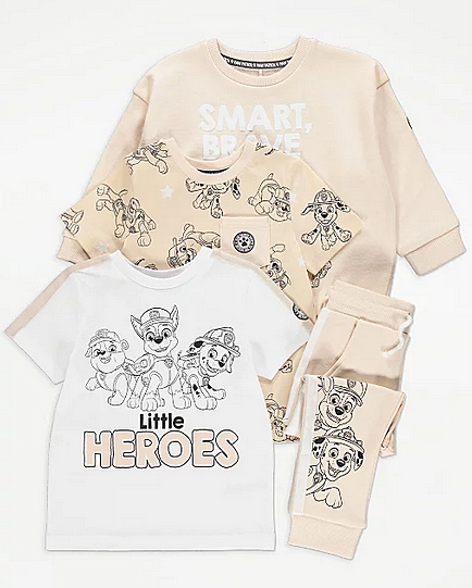 Teplaková súprava - George Children's Tracksuit Veľkosť 86 béžová, biela, čierna
