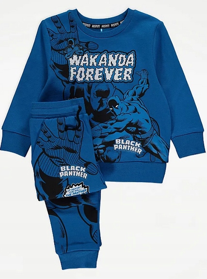 Teplaková súprava - George Children's Tracksuit Veľkosť 98 čierna, modrá