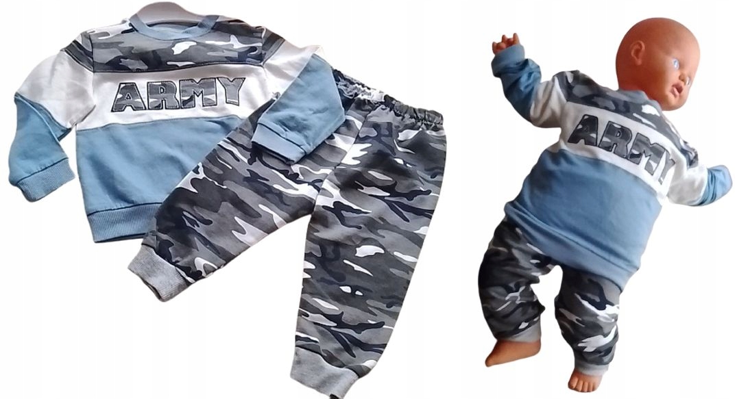 Detský komplet - Detský súbor tureckého produktu 68 meď, modrá, strieborná, šedá, viacnásobná 2 ks.
