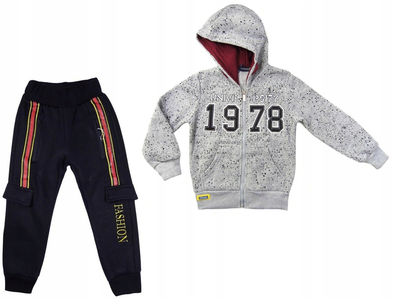 Teplaková súprava - Detské šaty extra veľkosť 110 NAVY MODRÉ, modrá, modrá, strieborná, šedá, viacnásobná, zelená