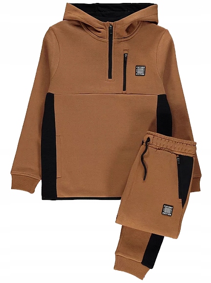 Teplaková súprava - George Children's Tracksuit Veľkosť 170 béžová, hnedá