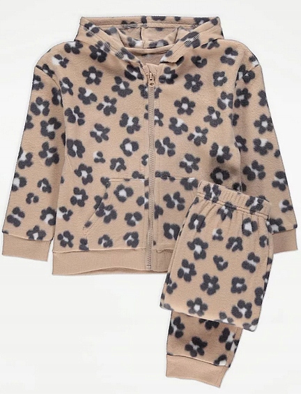 Teplaková súprava - George Children's Tracksuit Veľkosť 116 béžová, hnedá, čierna