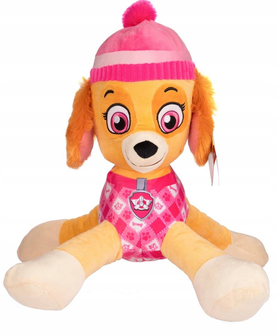 Rozprávkový plyšák - Veľký maskot plyšový hliadka skye 50 cm deti