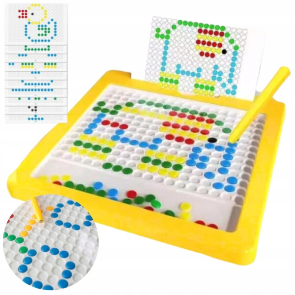 Kriedová, magnetická tabuľa - Veľká magnetická doska Magpad Pastel šablóny