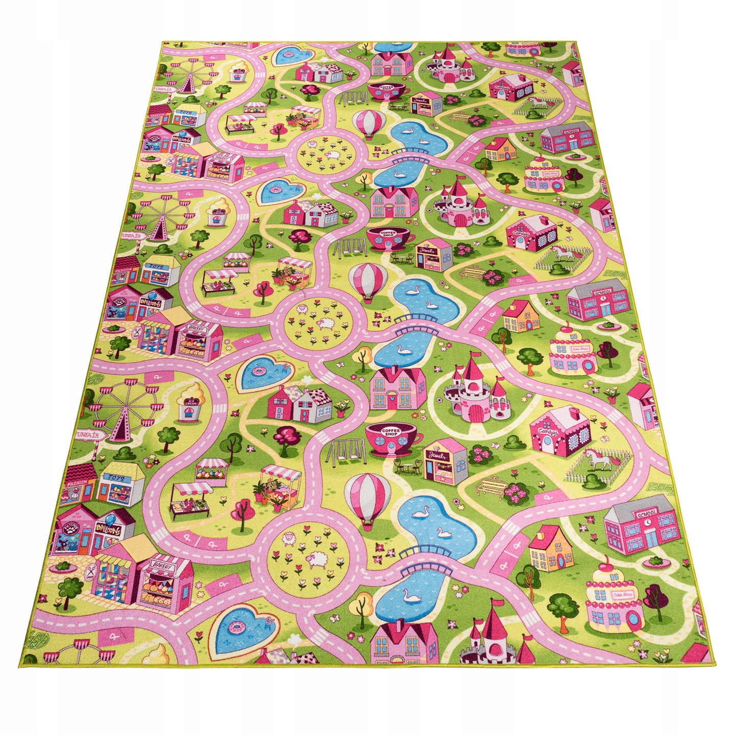 Koberec Carmex Koberec 200x300 Pink Mesto farmy 200 x 300 cm
