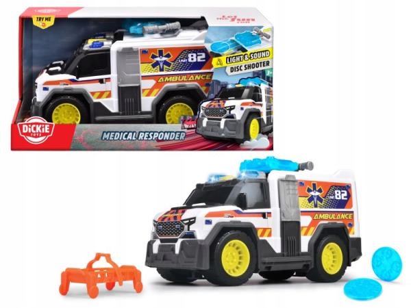 Dickie Toys Zdravotnícka záchranná sanitka biela 30 cm