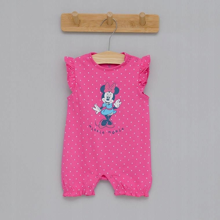 Dupačky - Disney 92 biela, čierna, ružová, šedá rampera