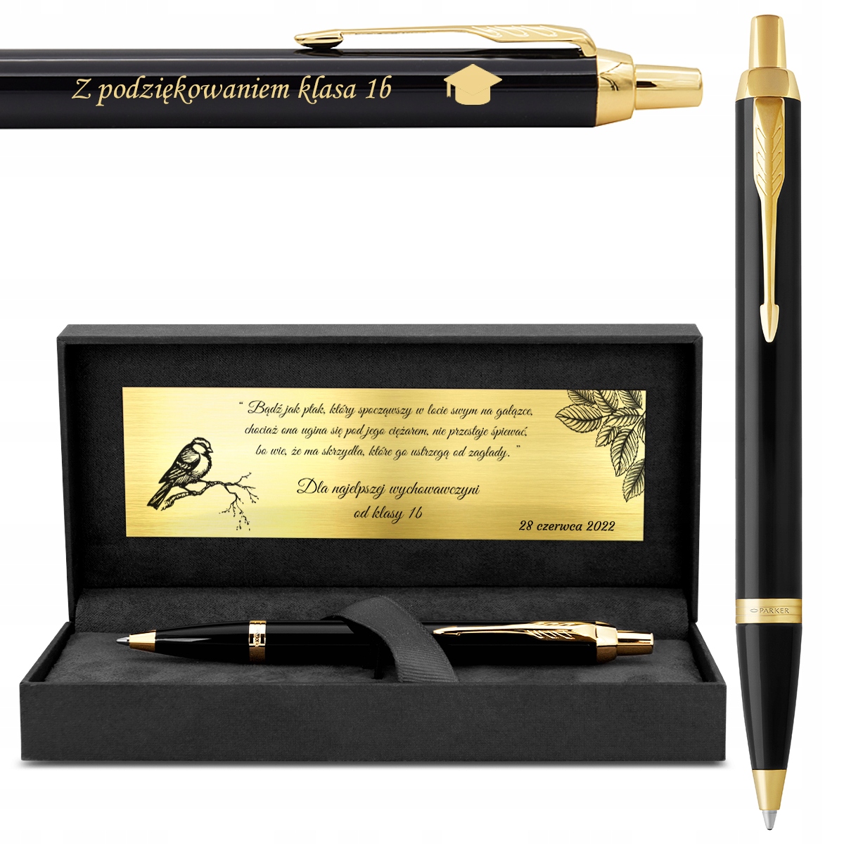Pero Parker IM Black GT Pen s gravírovacím darčekom