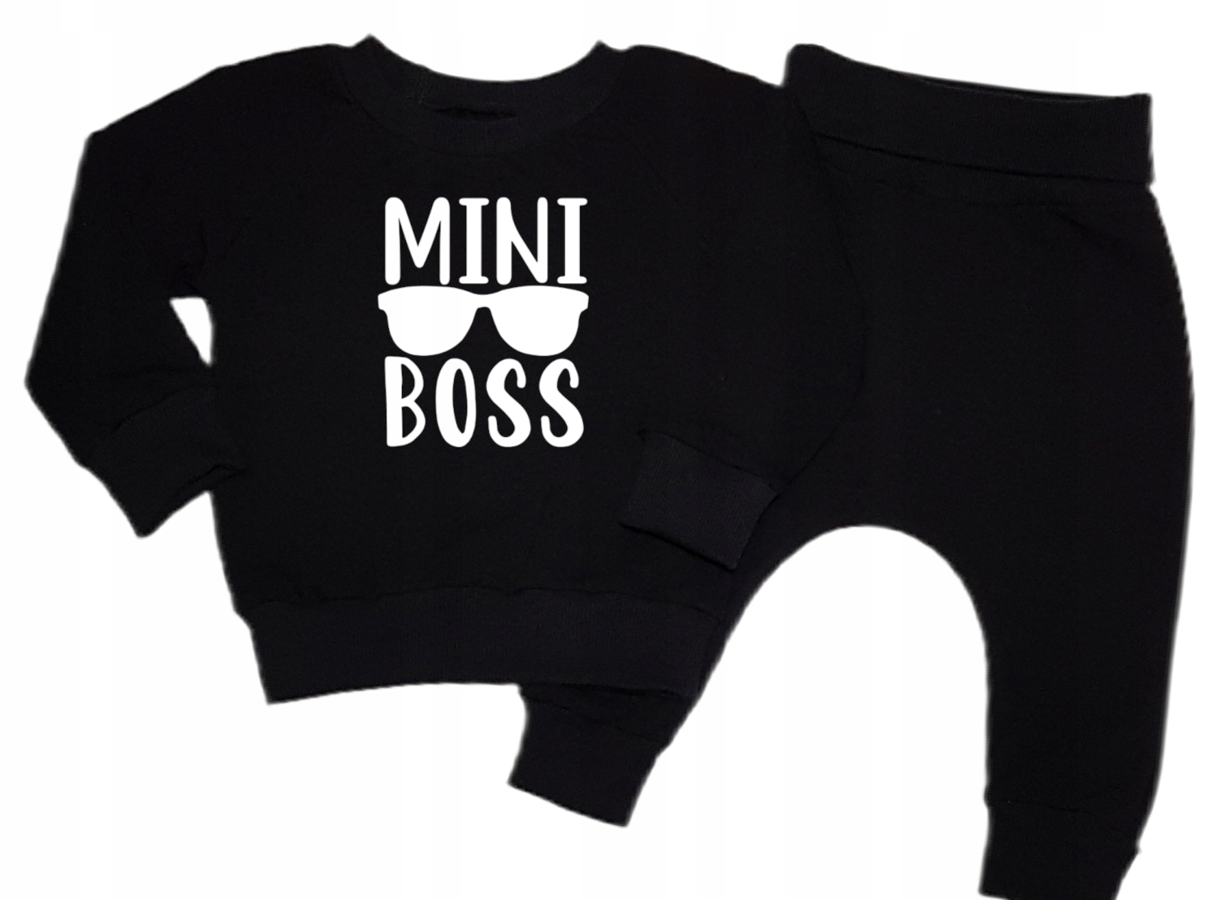Detský komplet - Detská sada Domisia 74 biela, čierna 2 ks.