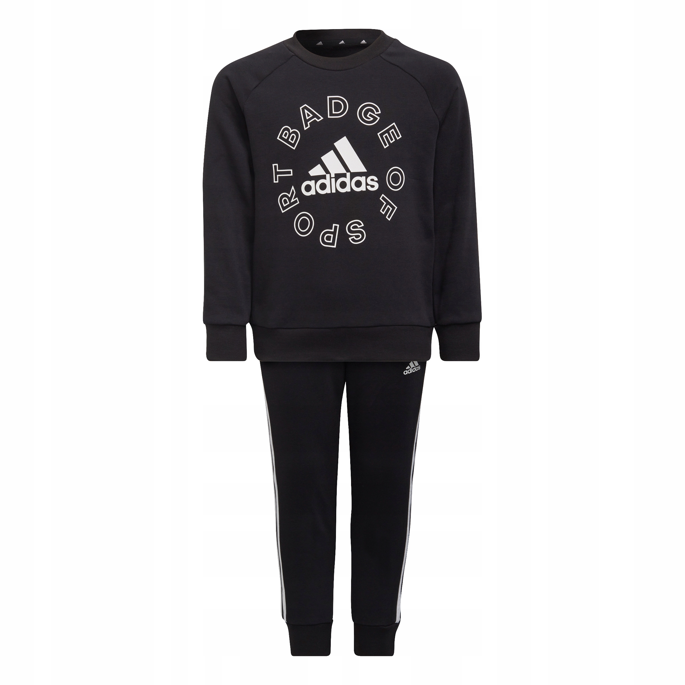 Teplaková súprava - Adidas H65797 Detské stopy veľkosti 104 biela, čierna