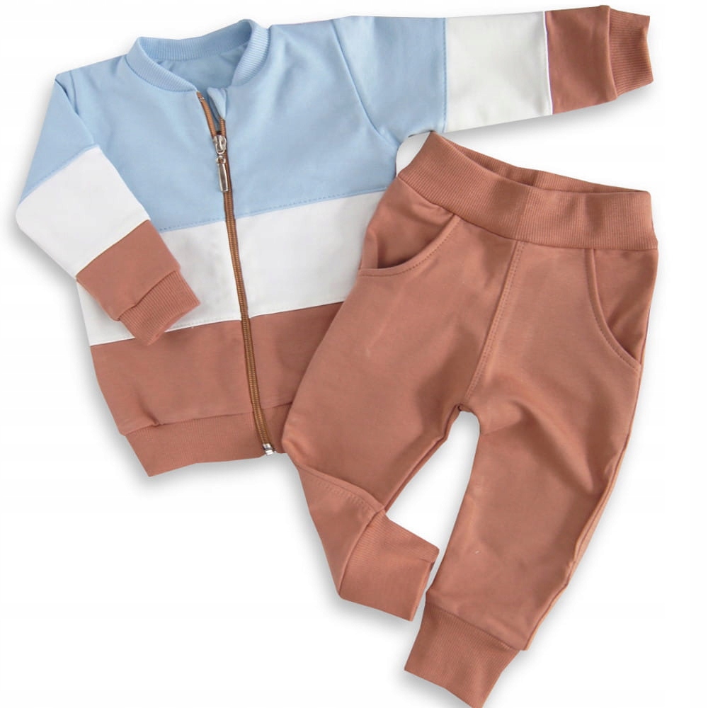 Teplaková súprava - Detské sledovacie súpravy MROfi Tracksuits MROfi ECRU 110 0060109-MROF Veľkosť 110 ECRU