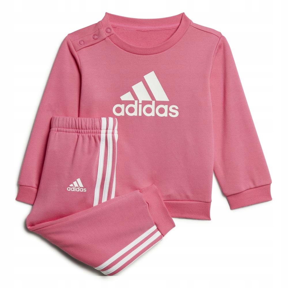 Teplaková súprava - Adidas HM6614 Detské stopy veľkosti 98 biela, ružová
