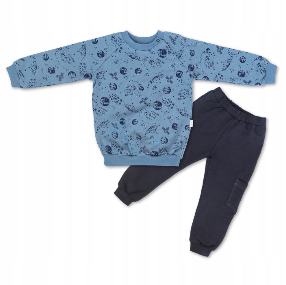 Detský komplet - Detská súprava Poľsko 74 Navy Blue, Blue 2 PCS.