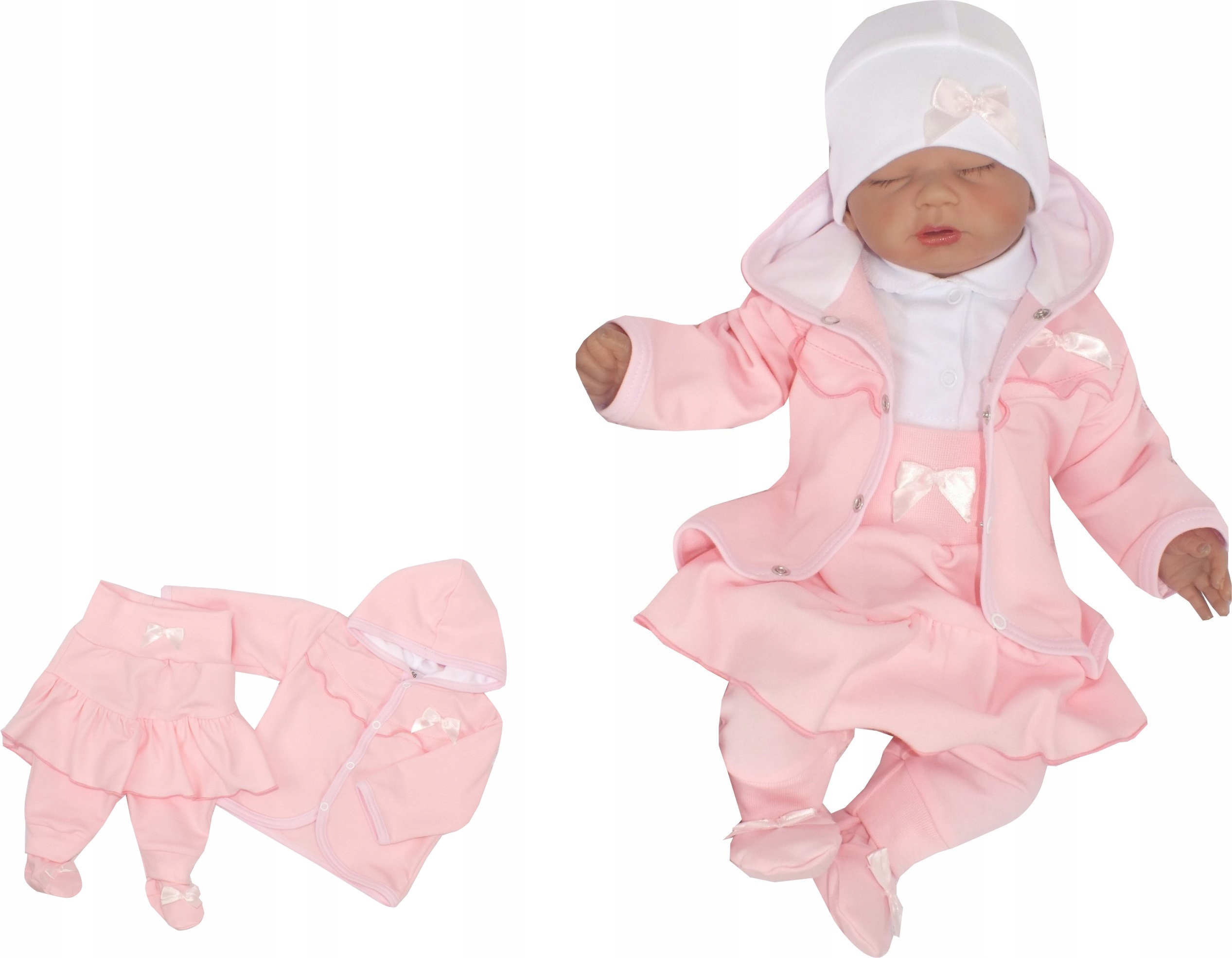 Detský komplet - Baby Set Zyzio a Zuzia 74 Pink 2 PCS.