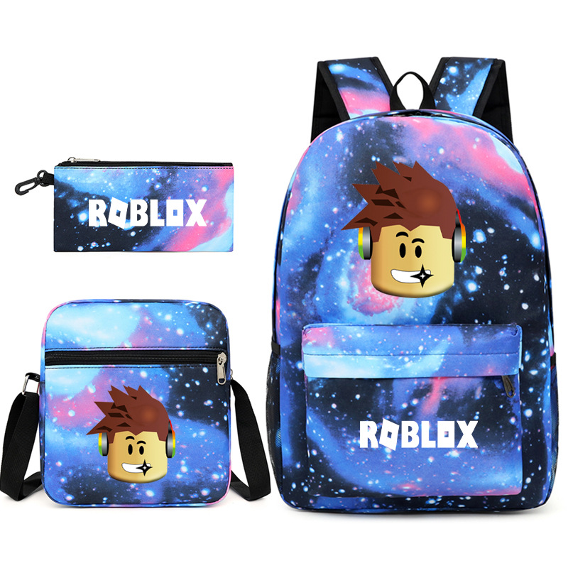 Veľká sada ROBLOX A4 Backpack Bag Sada peračníkov