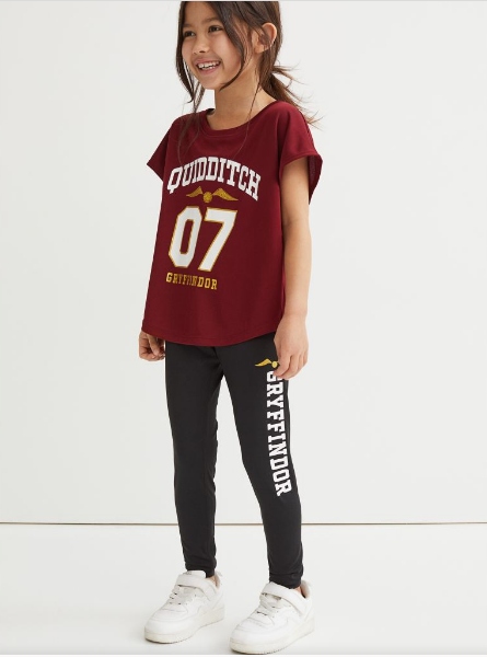 H&M 110 Burgundska sada, čierna
