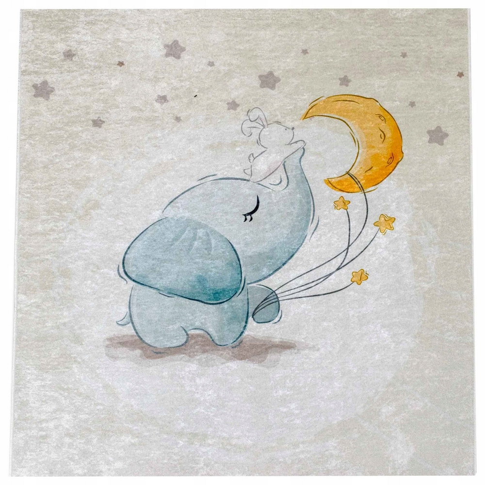 Koberec Kupanian Koberce Anti -Slip Washant Elephant 80 x 150 cm