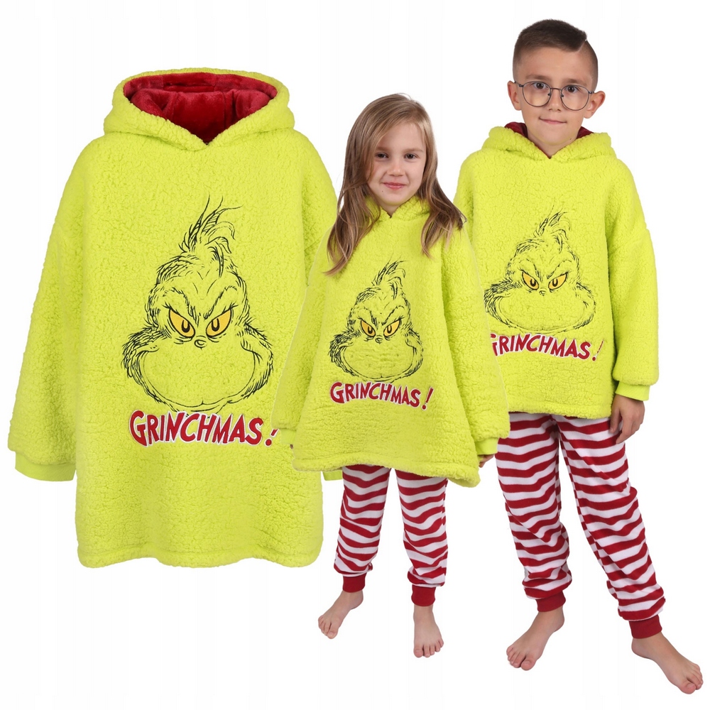 Pyžamo, župán - Grinch župavica veľkosť 122 zelená