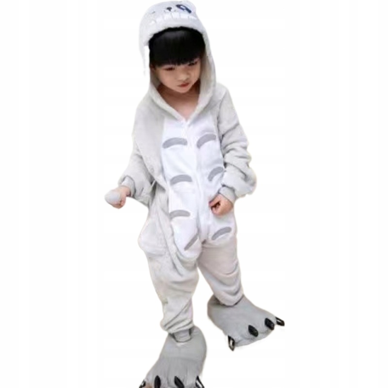 Pyžamo, župán - Onesie (kombinézy) pyžamy veľkosť 120 šedá