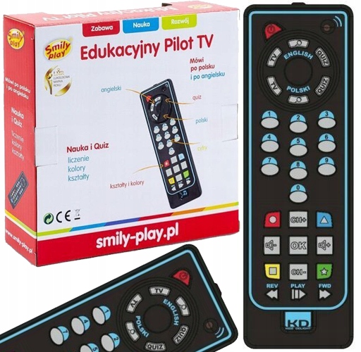Edukačná hračka - Vzdelávací televízny pilot interaktívne dvojjazyčné pole p a zvuk Stry Play