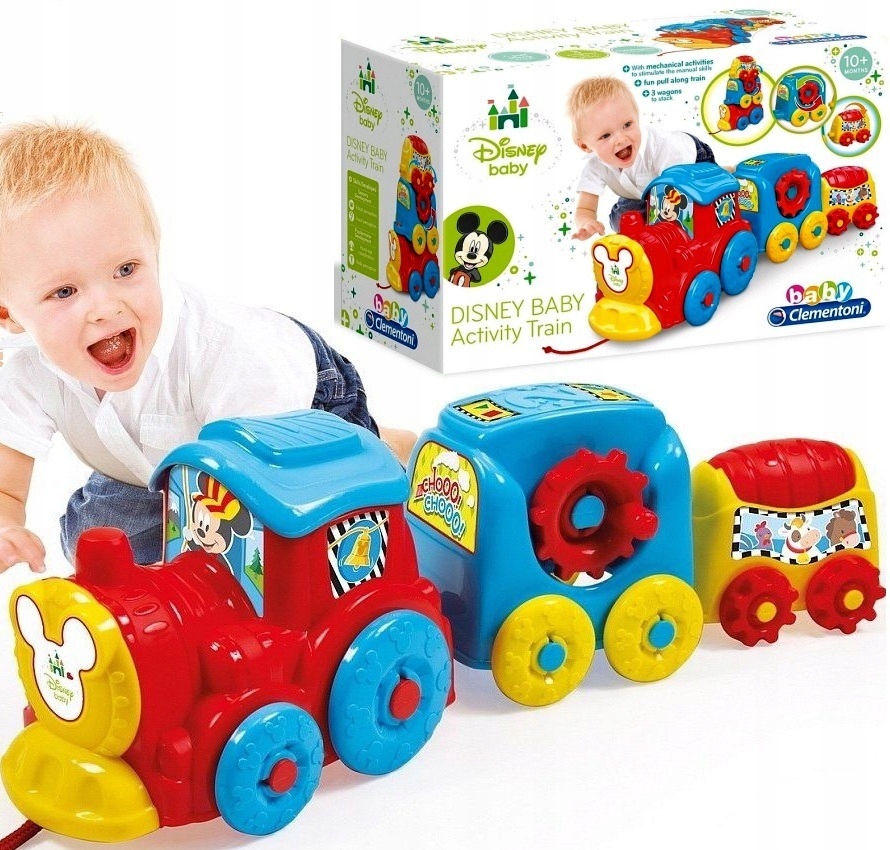Hračka do vane - Vzdelávacie miki baby Disney 10m+ vlak Clementoni