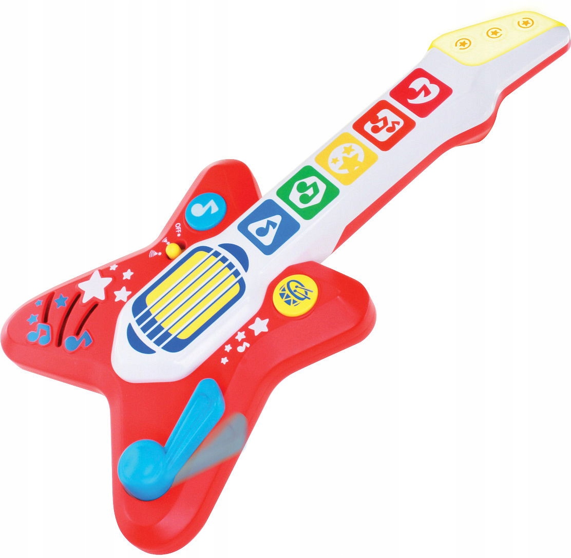 NASTAVITEĽNÁ ELEKTRICKÁ GITARA PRE DETI DUMEL