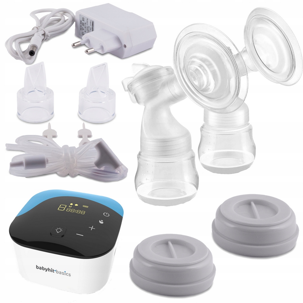 Elektrický praktický sťahovák s dvoma potravinami + príslušenstvo + fľaše 150 ml