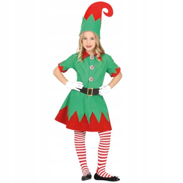 Kostým pre dievča - Elf Hat Baby outfit Green Elf Belt