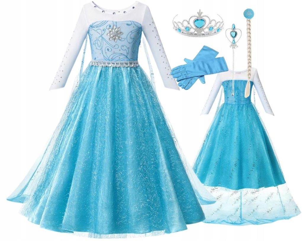 Kostým pre dievča - Kostým Elsa 98-104