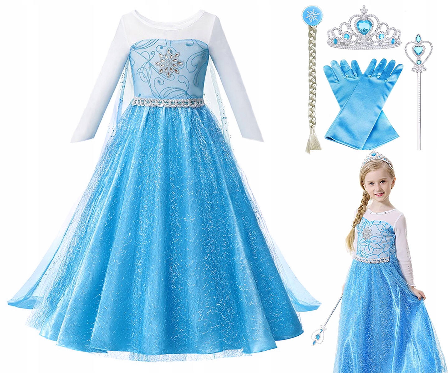 Kostým pre dievča - Kostým Elsa Stoys, 110