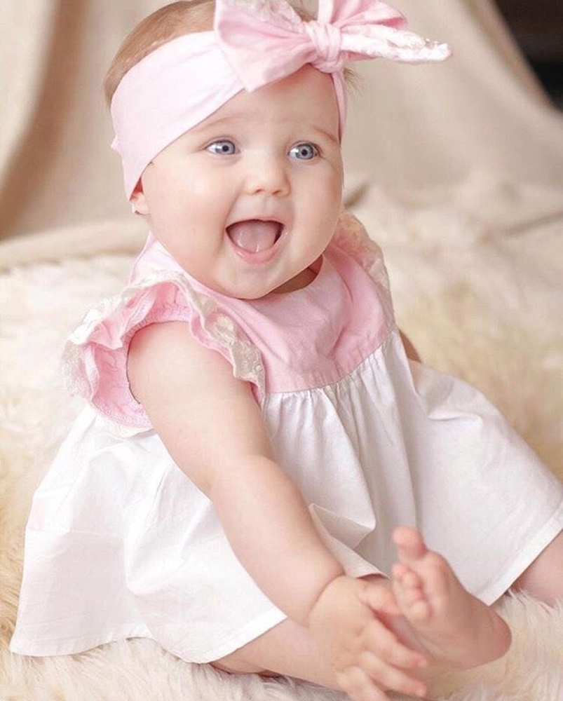 Detský komplet - Baby Set Modavip 62 White, Pink, Multi -Colored 3 PC.