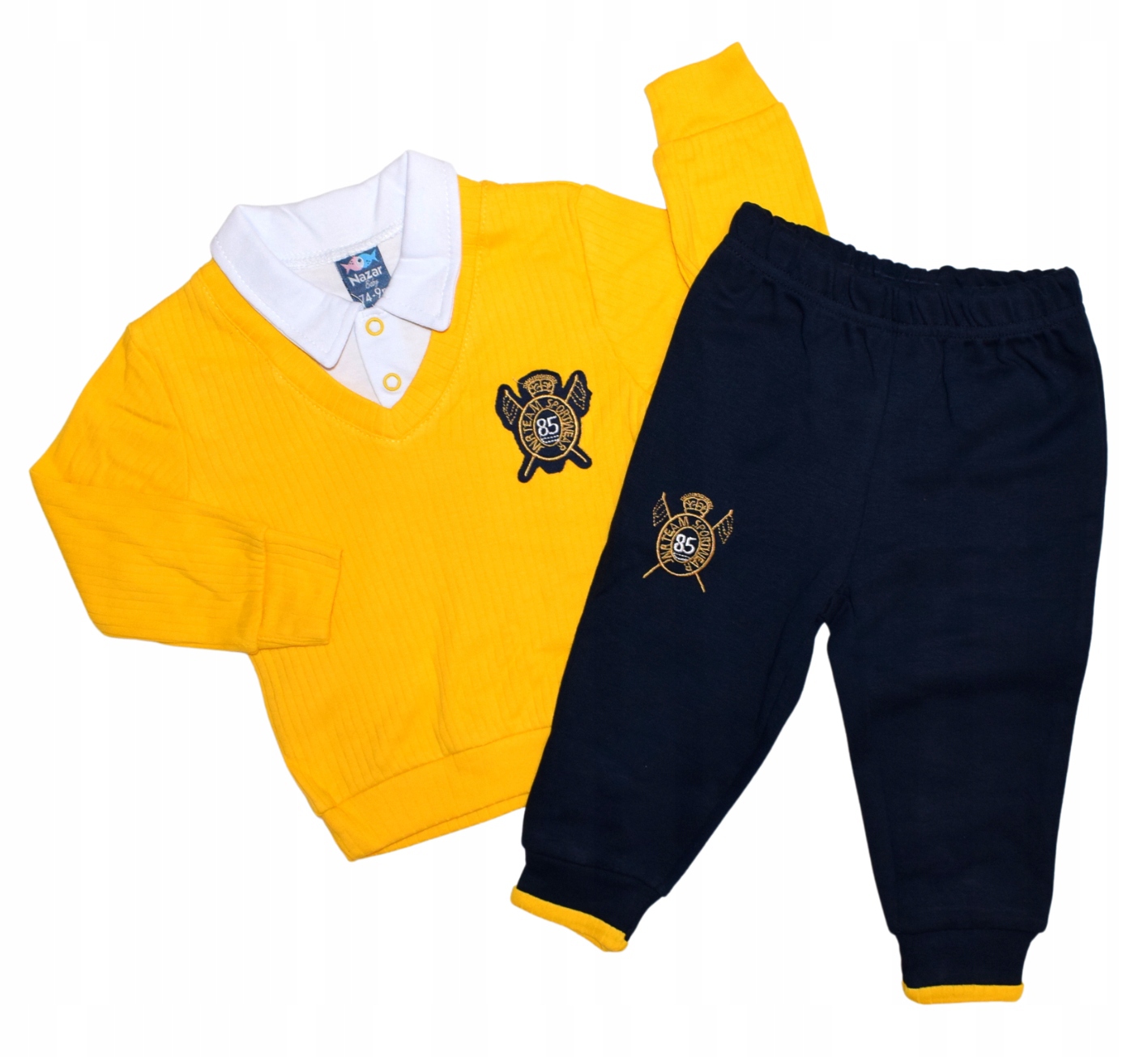 Nazarbaby 92 Navy modrá, žltá