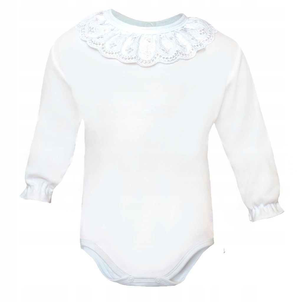 Detské body - Salomea Long -sleeved Body, veľkosť 80 pripevnená západkou