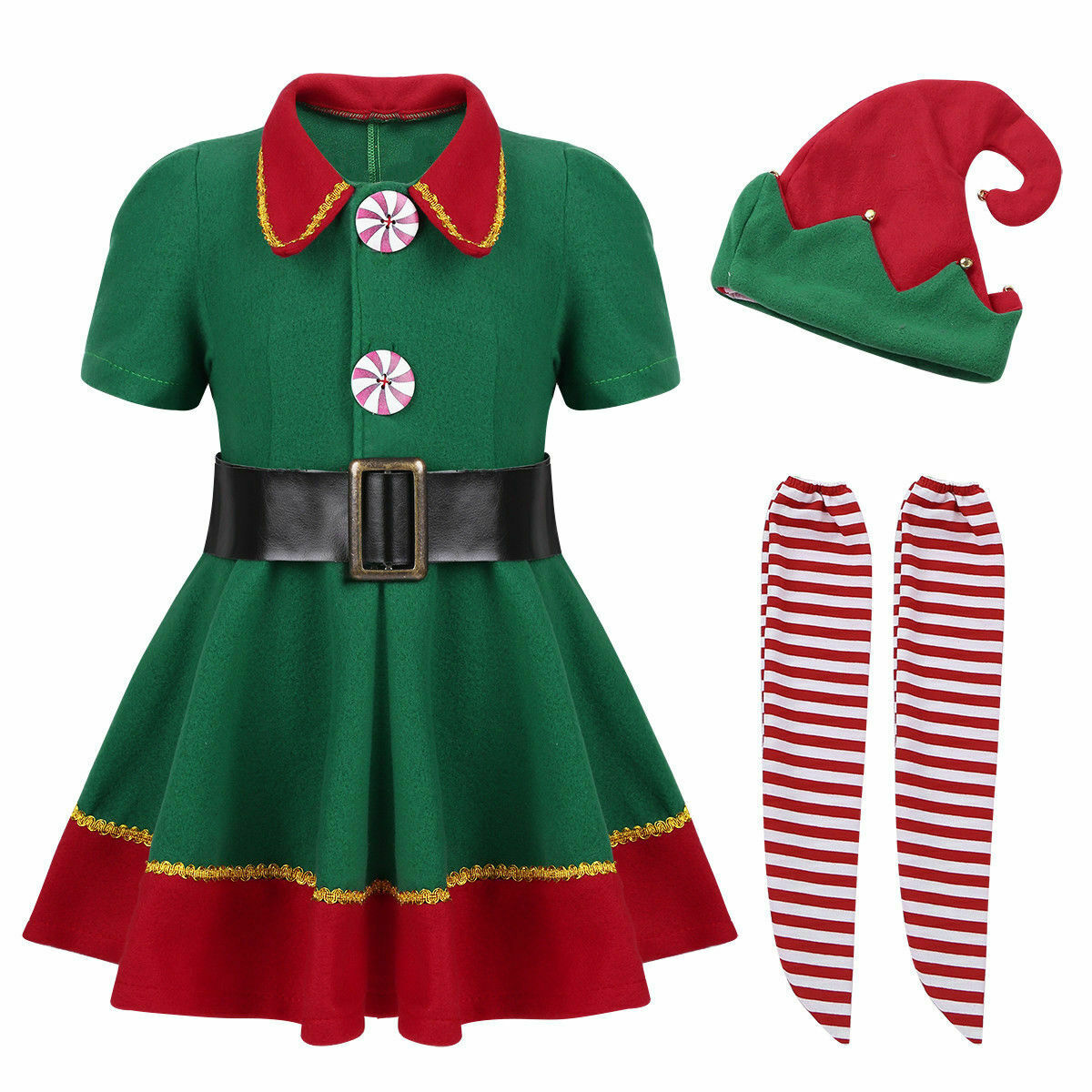Kostým pre dievča - Elfov kostýmy Elf sviatky cosplay dieťa 130