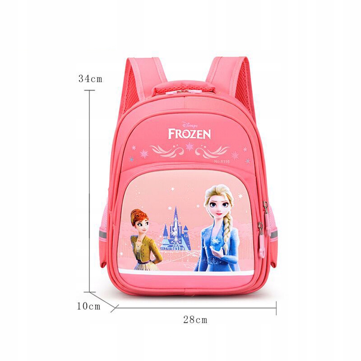 Predškolský batoh - Elsa Princess Backpack Cartoon viacvrstvová kniha