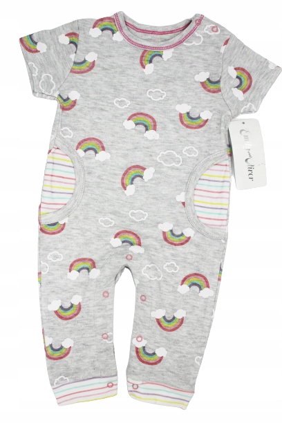 Dupačky - Baby Rampers Emily a Oliver 68 Gray, viacnásobné