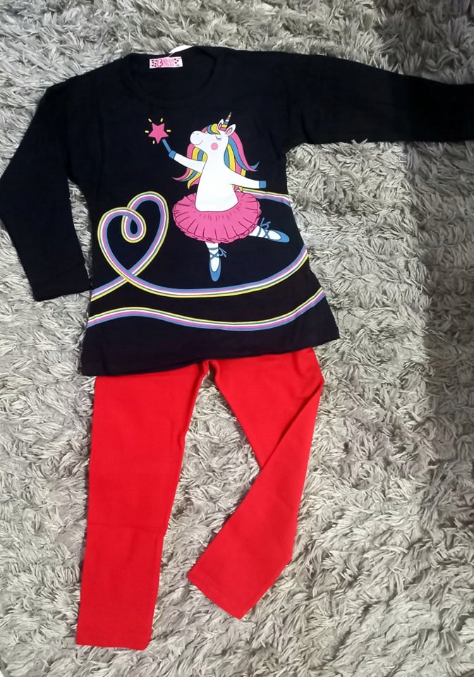 Favority Kids 122 Red, Navy Blue Set