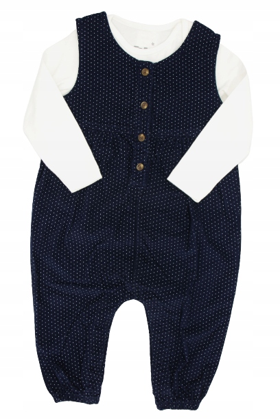 Detský komplet - Baby Set F&F 74 White, Navy Blue 2 PCS.