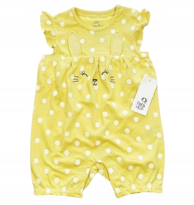 Dupačky -  Baby Rampers f & f 80 žltá