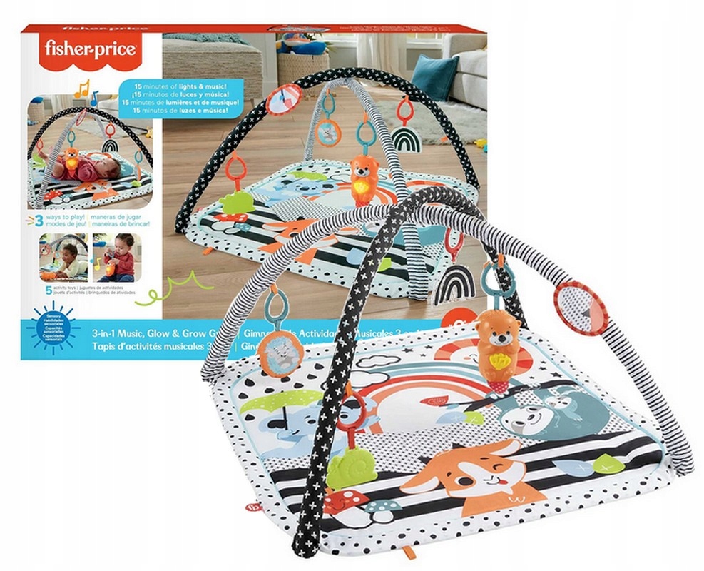 Farma Fisher-Price HBP41 Farma na hranie/cvičenia viacfarebná detská telocvičňa