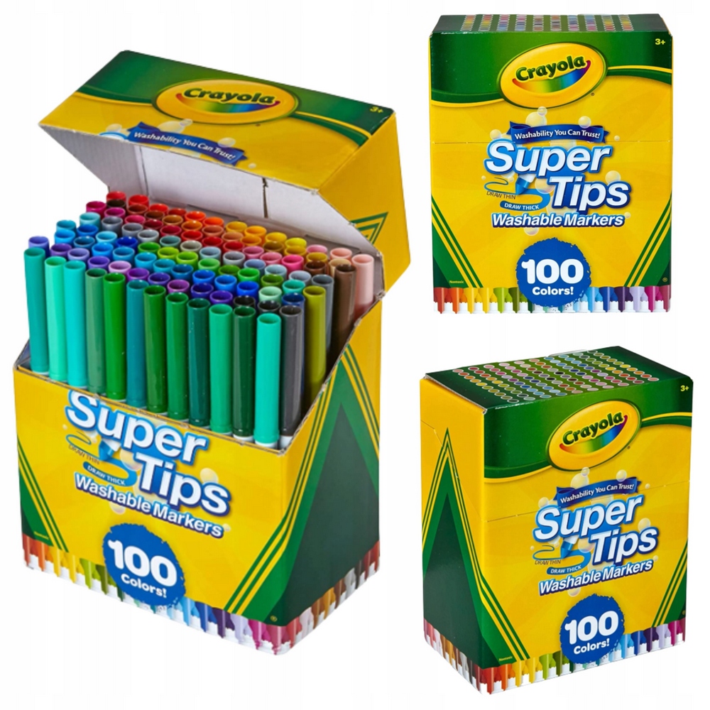 Piski Crayola 100 PC, PCS.