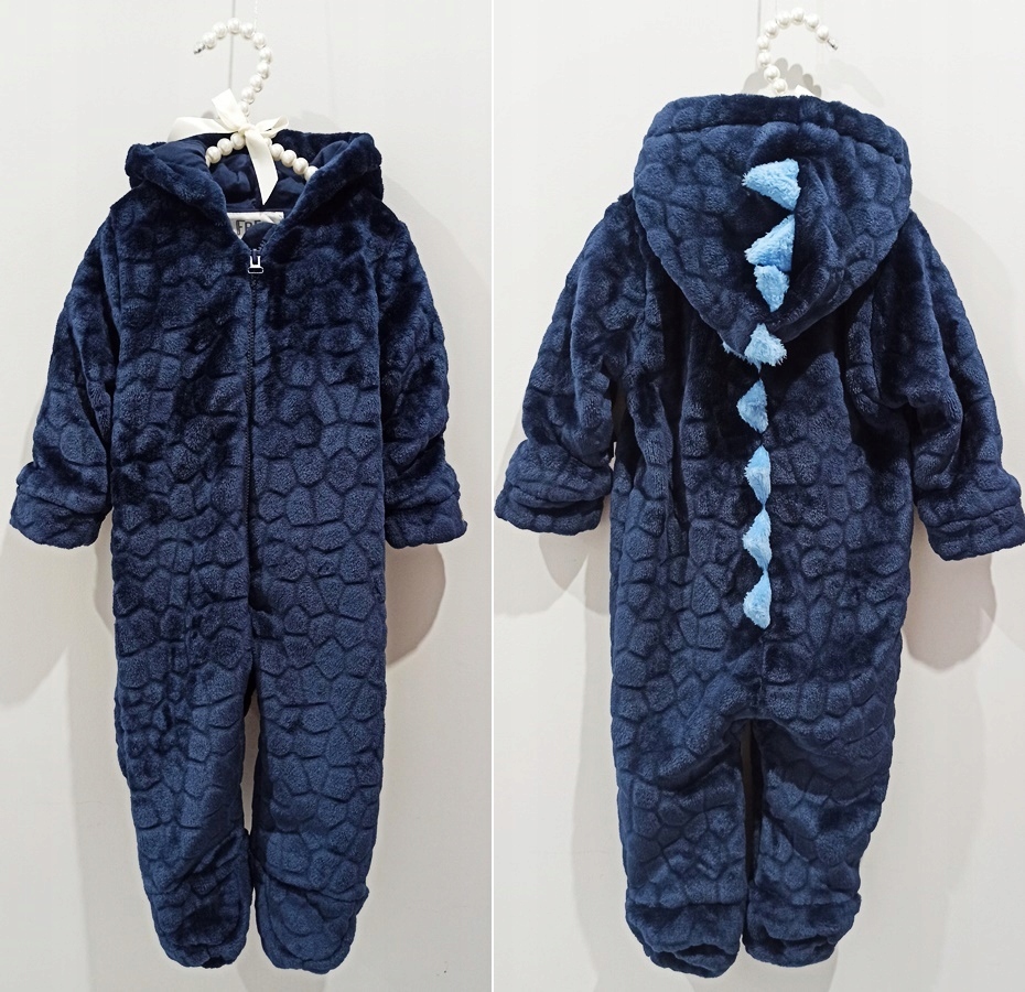 Detská kombinéza - Detské kombinézy Fred a Flo 74 Navy Blue, modrá, modrá
