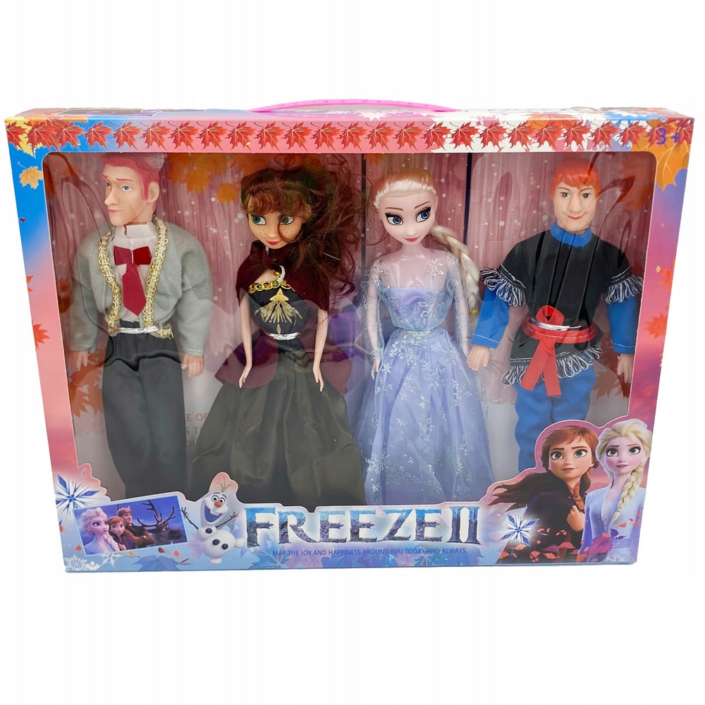 Bábiky Frozen 4 Elsa Anna Kristoff Hans Frozen 2 LF5 modrá