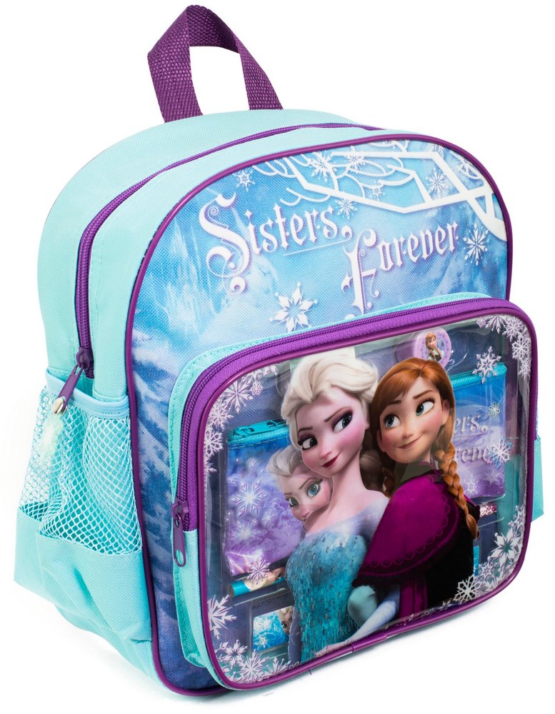 Predškolský batoh - Zmrazený batoh + puzdro na ceruzku s vybavením Elsa Disney