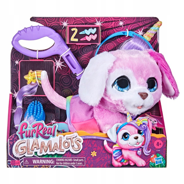 Kožušina skutočných priateľov glamallots f1544 hasbro