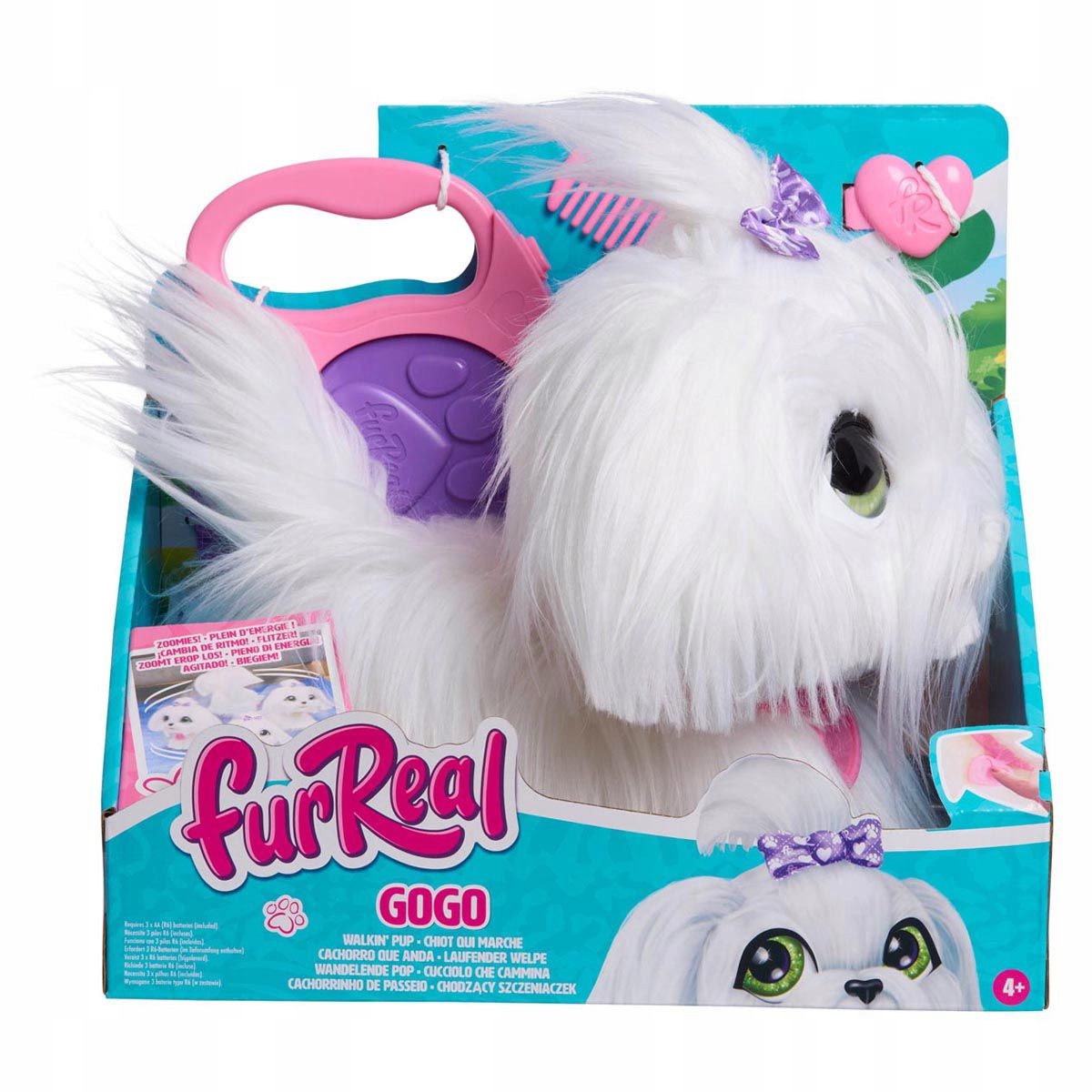 FURREAL interaktívna hračka pre psa Go Go Pupy na vodítku 20 cm