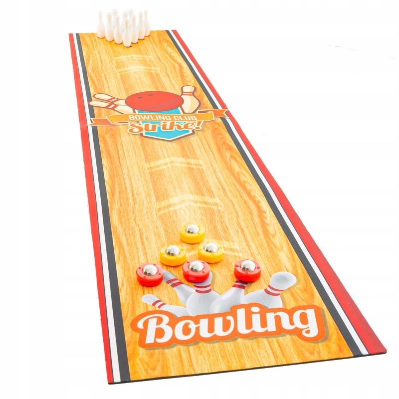BOWLING rodinná hra Home Bowling Lane Mat Balls
