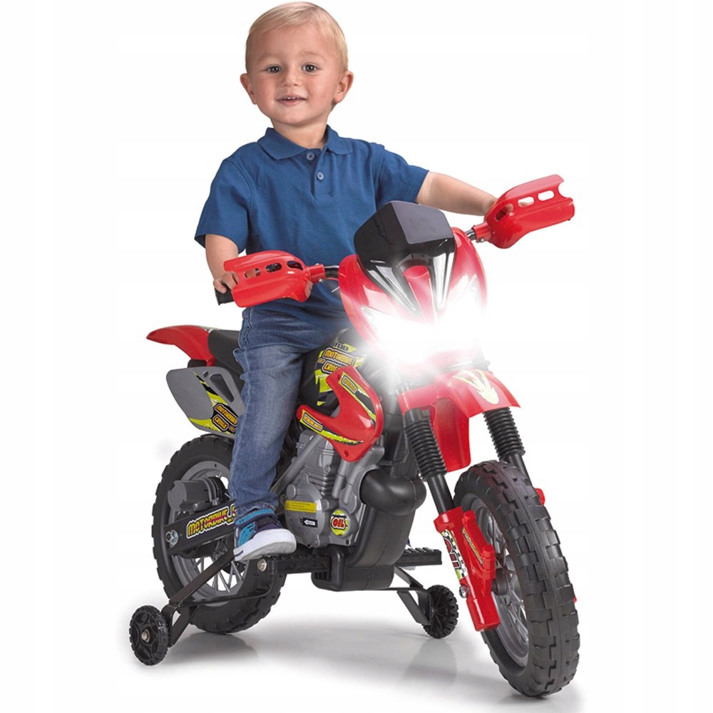 Feber krížový motocykel pre batériu 6V svetlo
